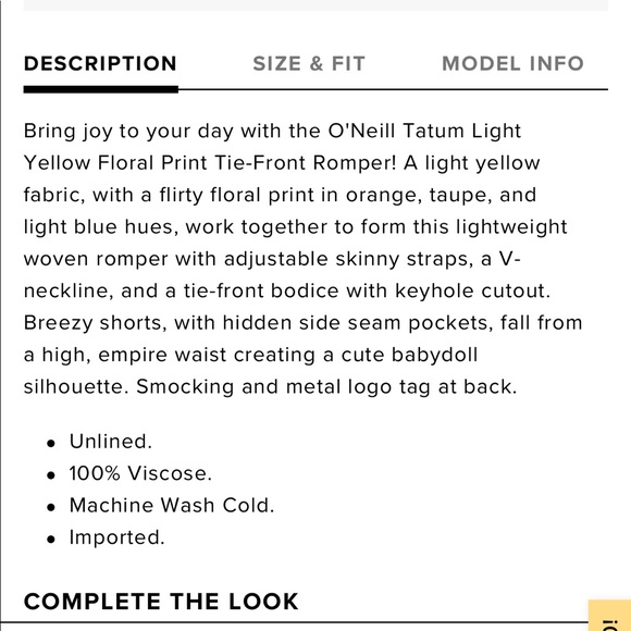 NWT tropical floral romper - Picture 5 of 5